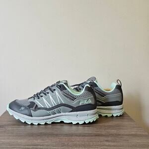 Fila Women's Evergrand TR 21.5  Running  Sneakers Size 8  Gray Blue  NWT